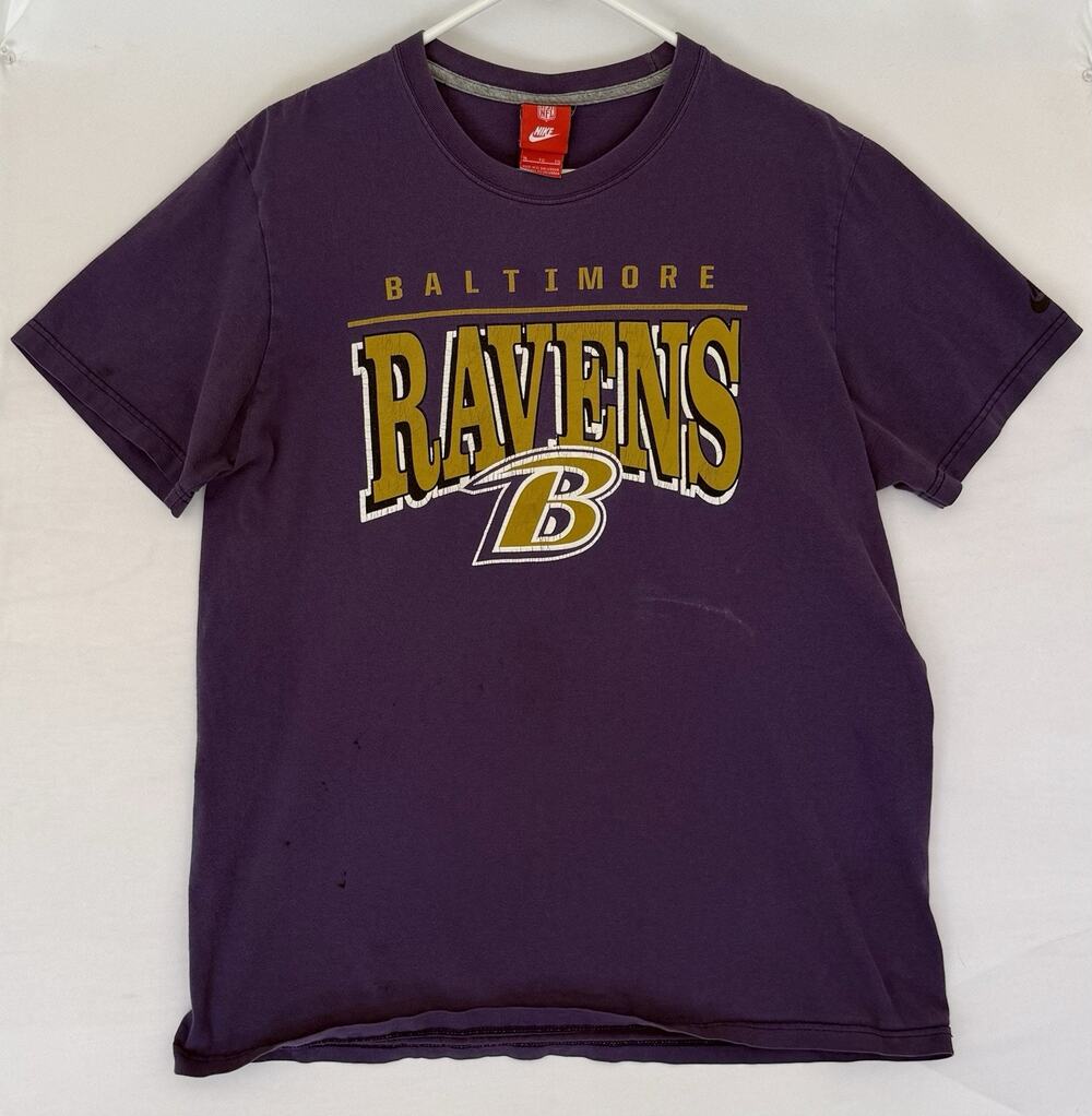 Nike NFL Baltimore Ravens Purple Tee Mens XL A203